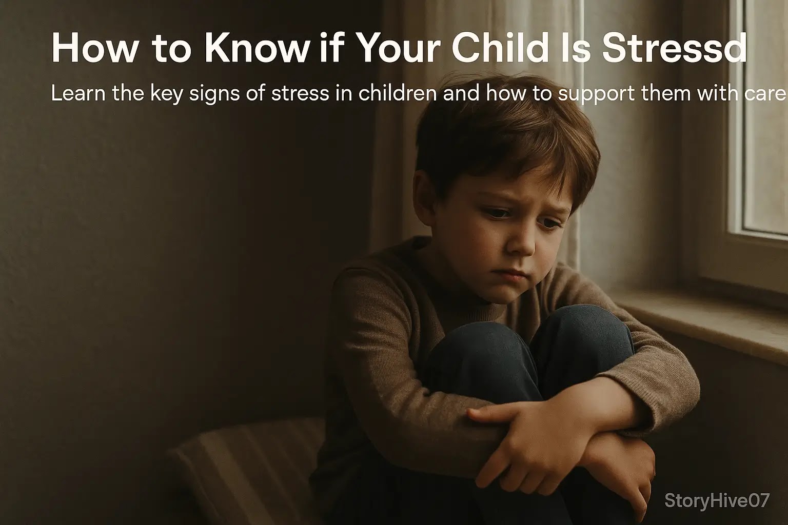 Worried your child may be under stress? Learn to identify child stress signs and symptoms early, including behavioral shifts, sleep or appetite problems, headaches, stomachaches, and emotional withdrawal. This parenting advice article helps you recognize stress in children, respond with empathy, and support their emotional well-being. Discover effective strategies for child mental health and create an open environment where they feel safe sharing feelings. Early action prevents long-term effects on their confidence and happiness. StoryHive07 provides expert insights for parents to help children cope with stress and pressures of modern life, promoting resilience and emotional strength so your child grows up mentally healthy and secure.